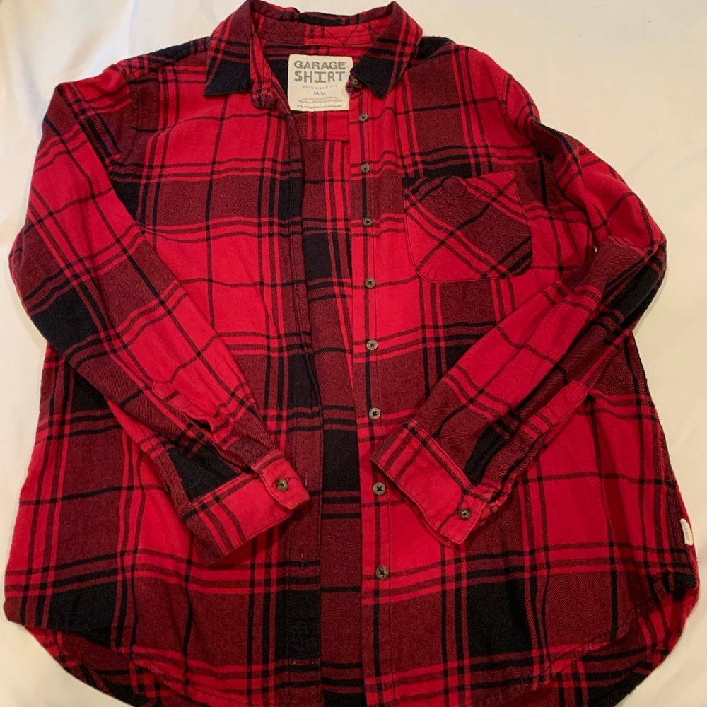 Red Flannel Shirt  Size: M